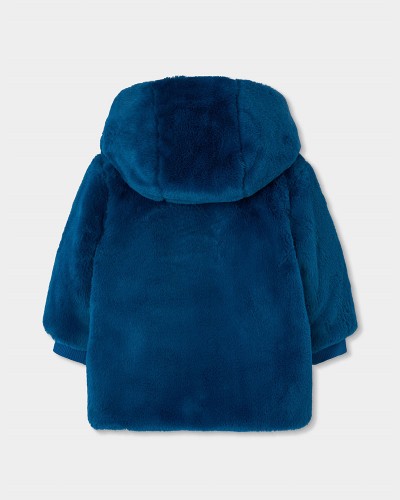 BOBOLI Reversible technical fabric parka for girl - 314143
