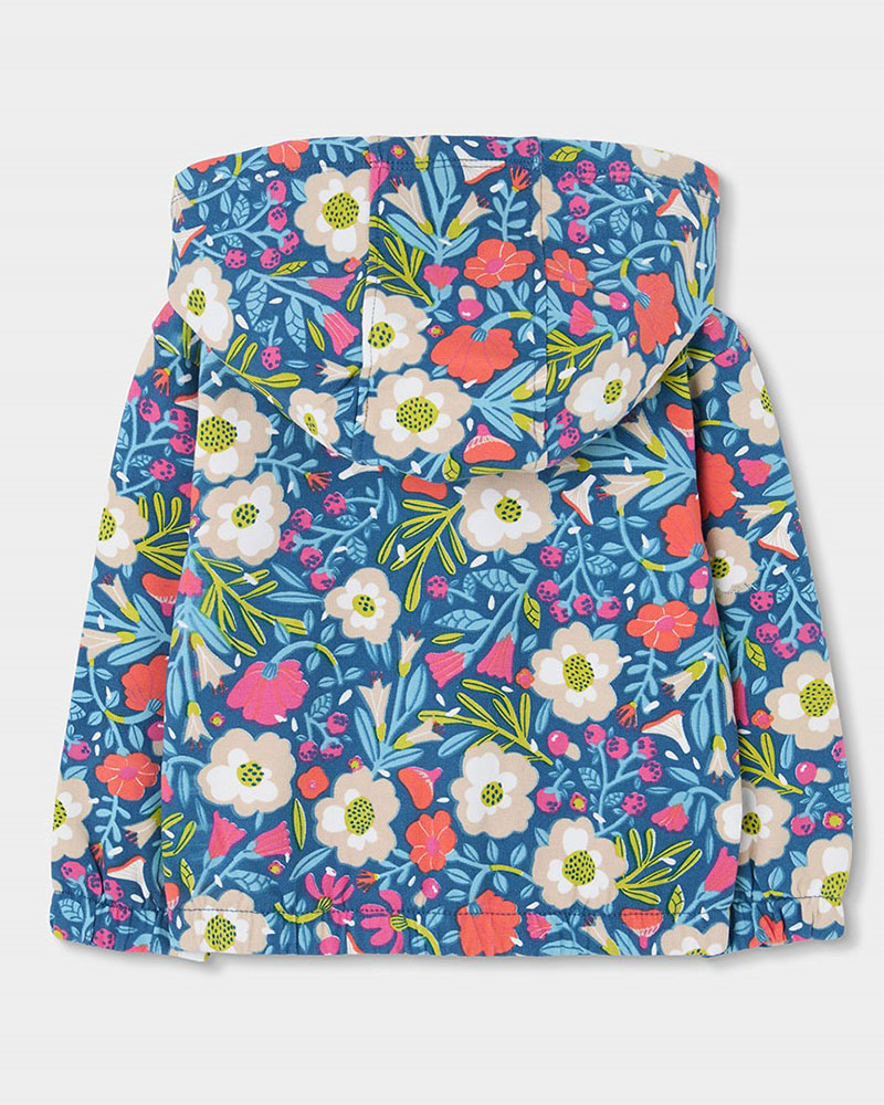 BOBOLI Fleece jacket floral for girl -BCI - 314165