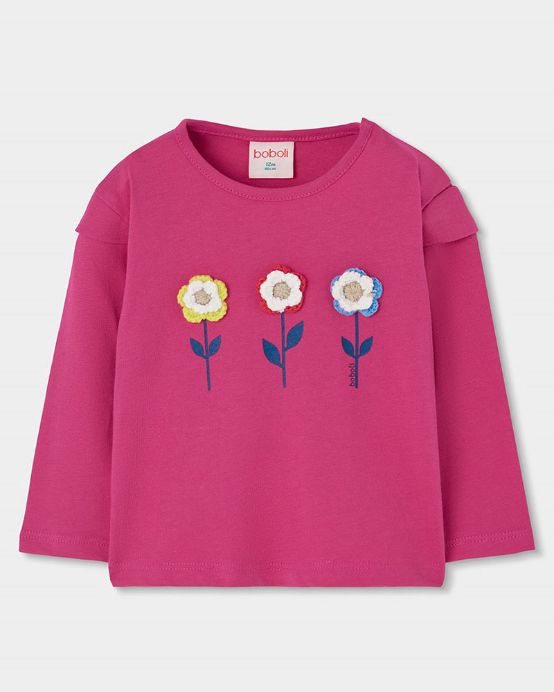 BOBOLI Knit t-Shirt for girl -BCI - 314021