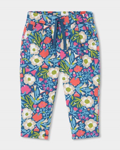 BOBOLI Fleece trousers floral for girl -BCI - 314031