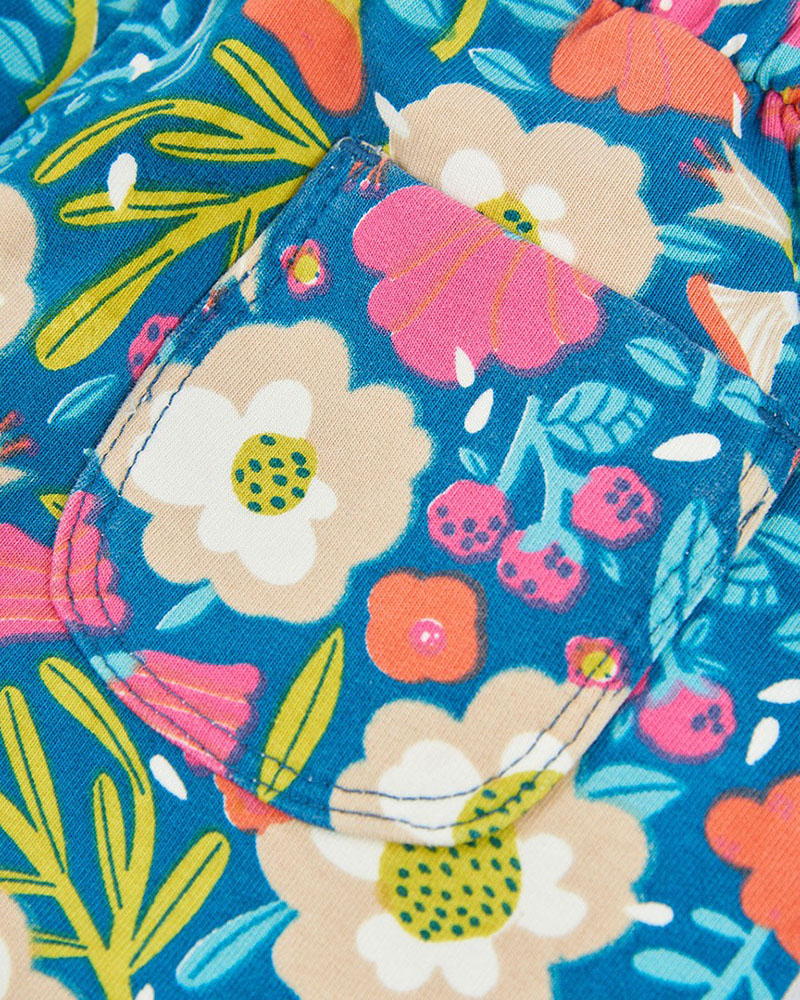 BOBOLI Fleece trousers floral for girl -BCI - 314031