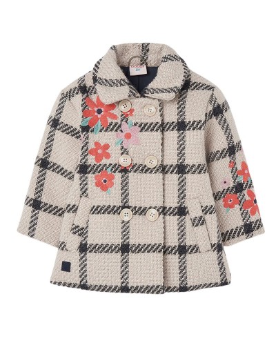 BOBOLI Cloth coat check for girl - 324188