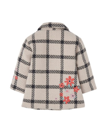 BOBOLI Cloth coat check for girl - 324188