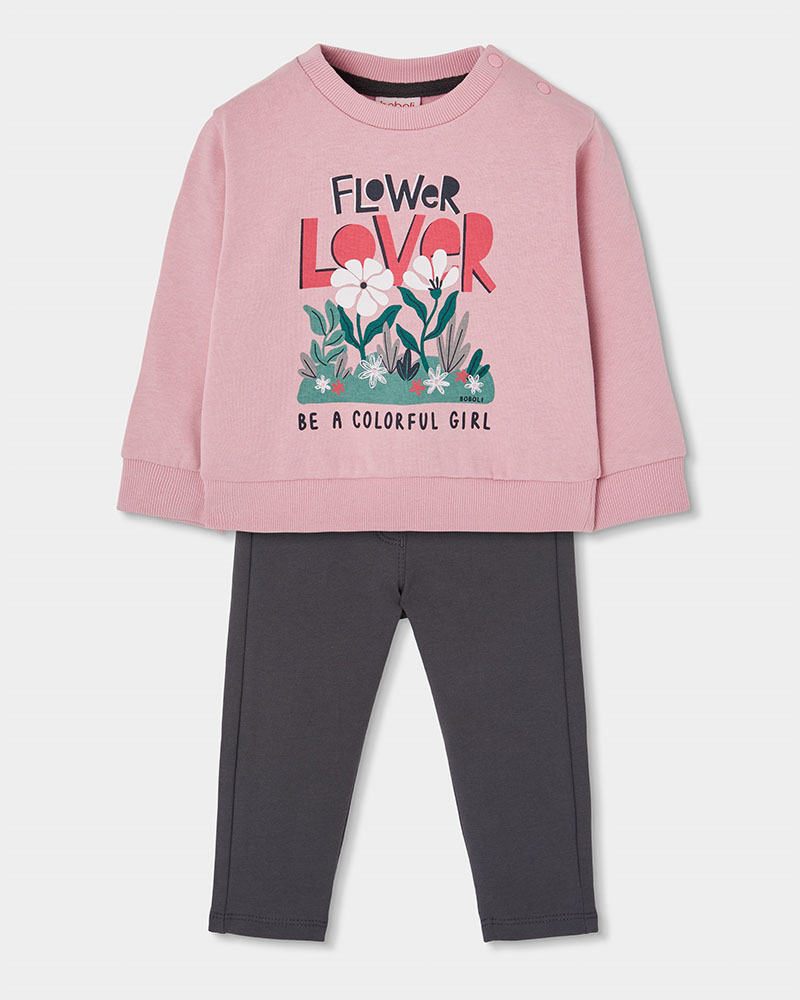 BOBOLI Set knit for girl -BCI - 324122