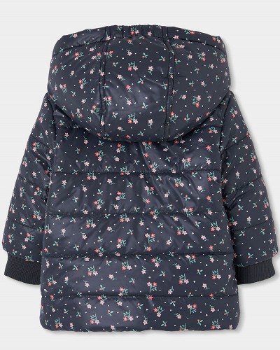 BOBOLI Reversible technical fabric parka for girl - 324199