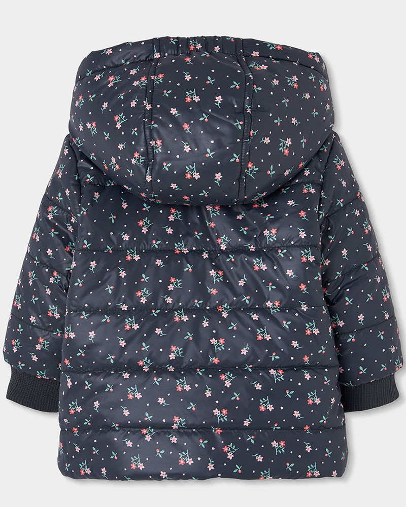BOBOLI Reversible technical fabric parka for girl - 324199