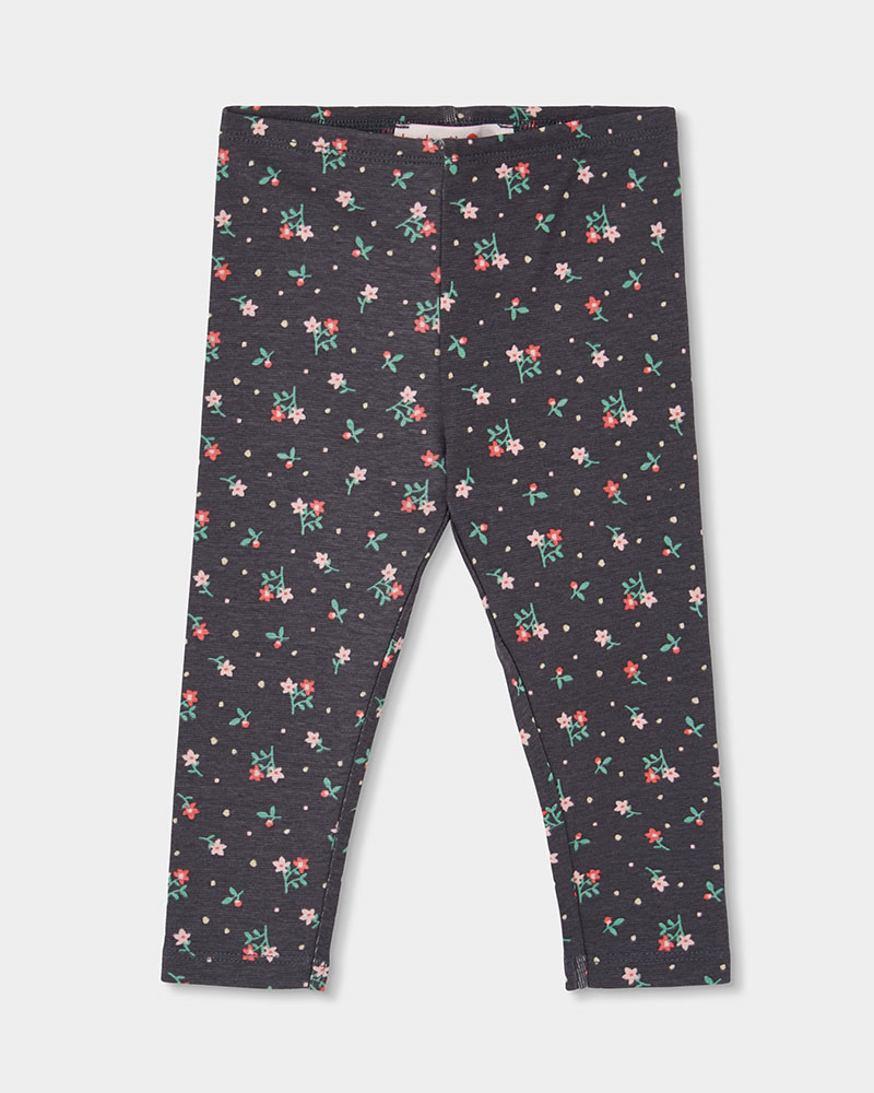 BOBOLI Leggings interlock floral for girl -BCI - 324043