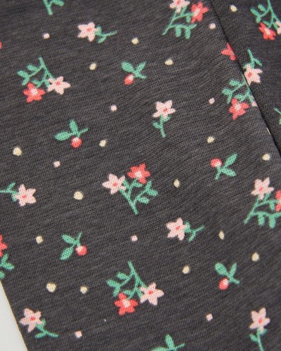 BOBOLI Leggings interlock floral for girl -BCI - 324043
