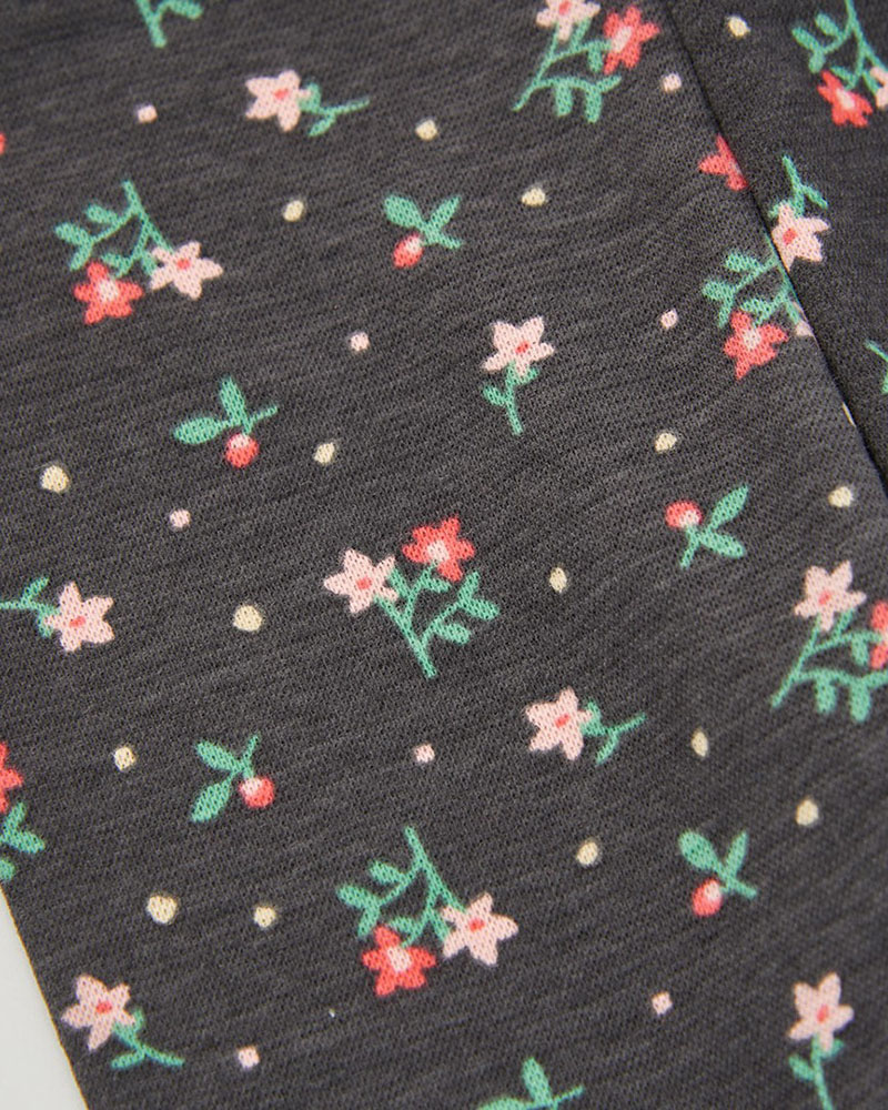 BOBOLI Leggings interlock floral for girl -BCI - 324043