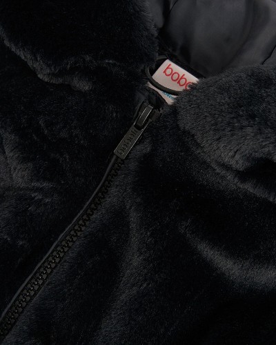 BOBOLI Fluffy hooded jacket for girl - 774109