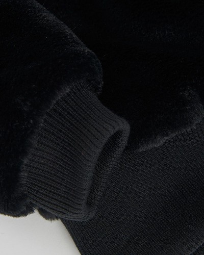 BOBOLI Fluffy hooded jacket for girl - 774109
