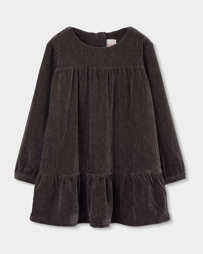 BOBOLI Velour dress for girl -BCI - 784065