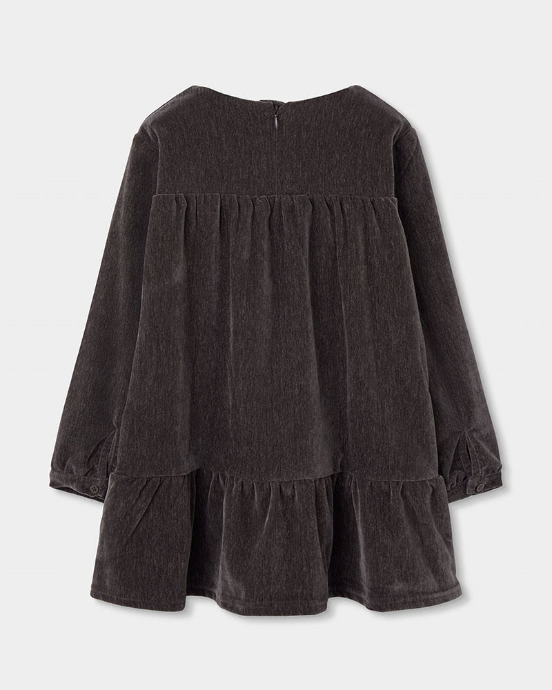 BOBOLI Velour dress for girl -BCI - 784065
