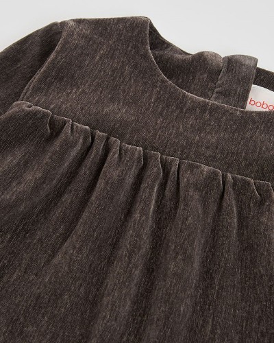BOBOLI Velour dress for girl -BCI - 784065