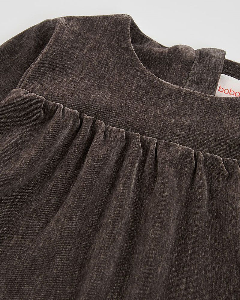 BOBOLI Velour dress for girl -BCI - 784065