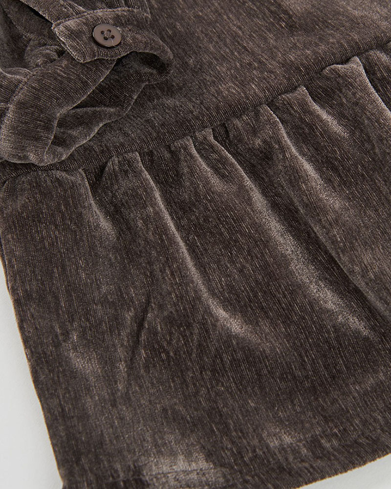 BOBOLI Velour dress for girl -BCI - 784065