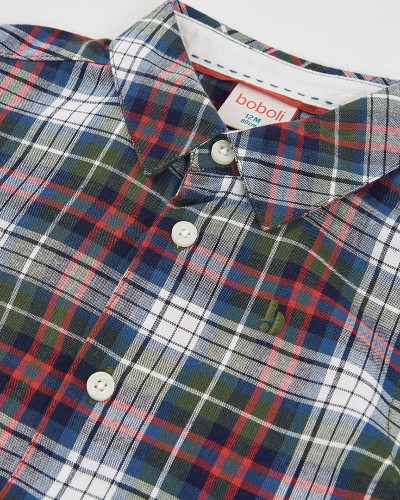 BOBOLI Shirt check for boy - 824037