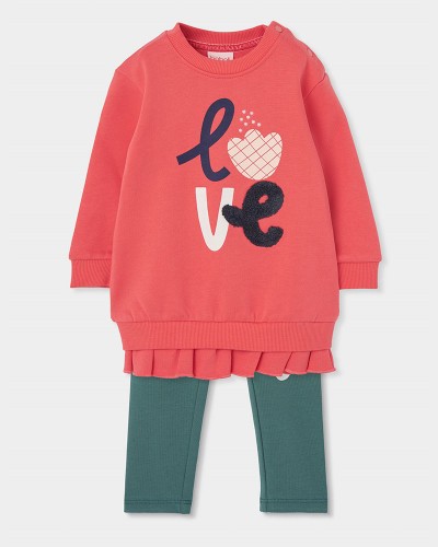 BOBOLI Set knit combined for girl -BCI - 334134