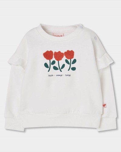 BOBOLI Fleece sweatshirt for girl -BCI - 334178