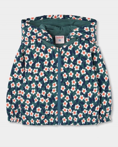 BOBOLI Fleece jacket floral for girl -BCI - 334066