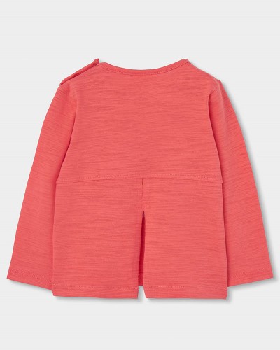 BOBOLI Knit t-Shirt flame for girl -BCI - 334022
