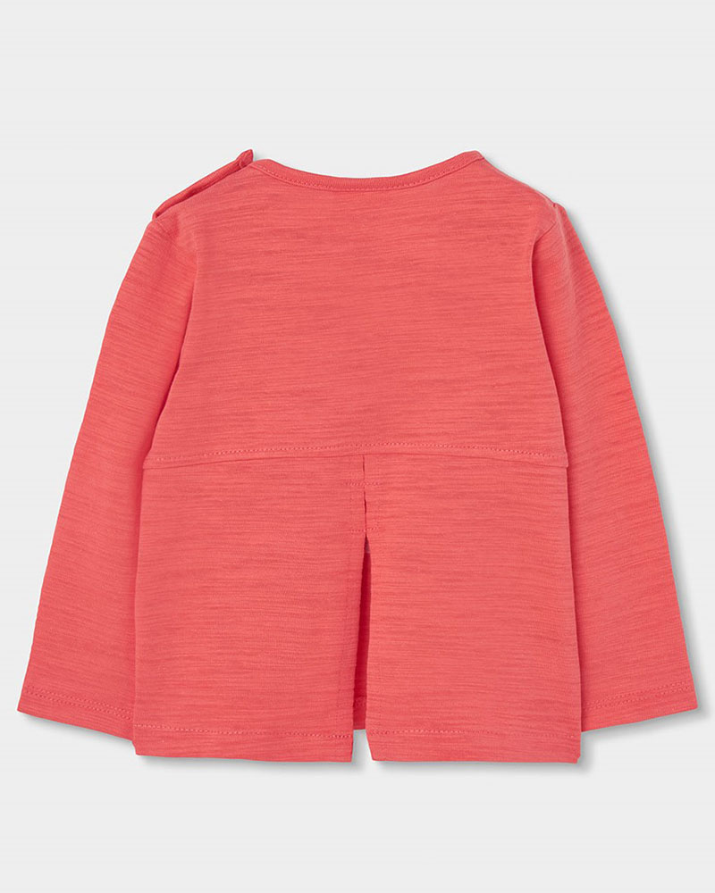 BOBOLI Knit t-Shirt flame for girl -BCI - 334022