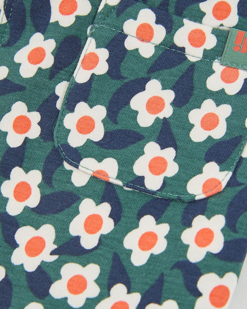 BOBOLI Fleece trousers floral for girl -BCI - 334033