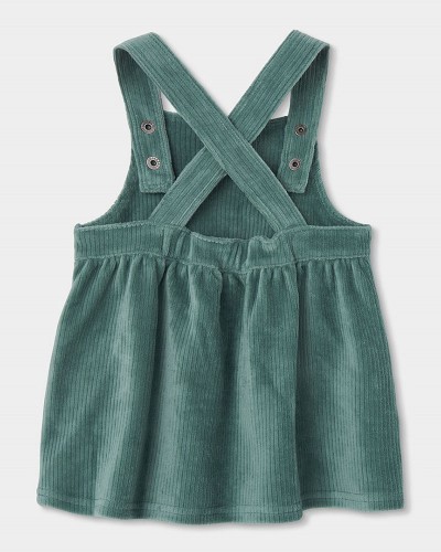 BOBOLI Pinafore dress knit for girl -BCI - 334055