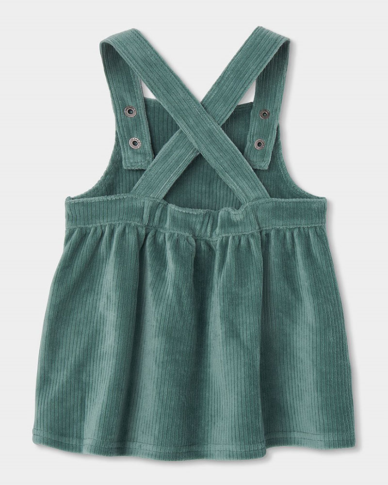 BOBOLI Pinafore dress knit for girl -BCI - 334055