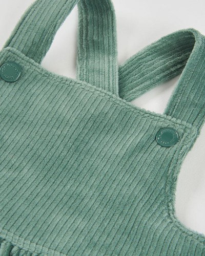 BOBOLI Pinafore dress knit for girl -BCI - 334055