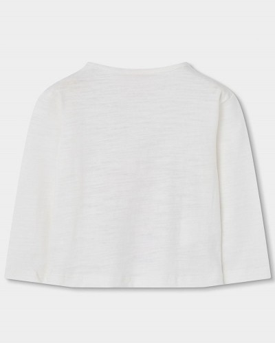 BOBOLI Knit t-Shirt flame for girl -BCI - 334101