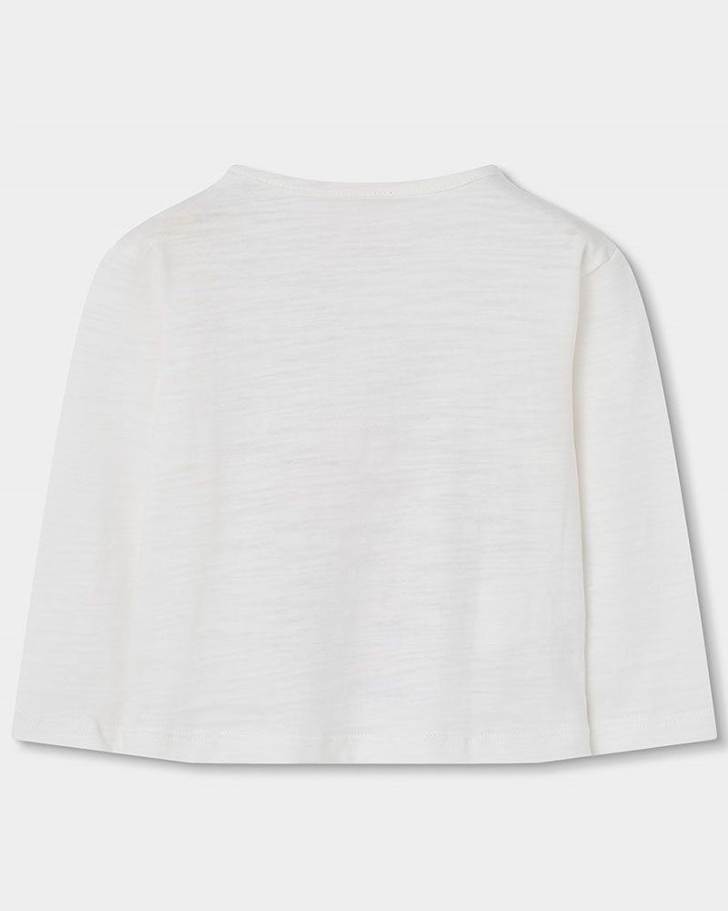 BOBOLI Knit t-Shirt flame for girl -BCI - 334101