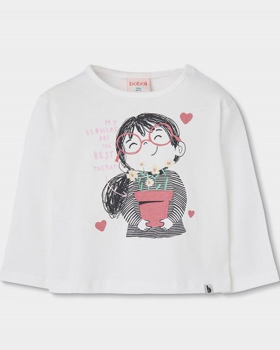 BOBOLI Knit t-Shirt for girl -BCI - 344078