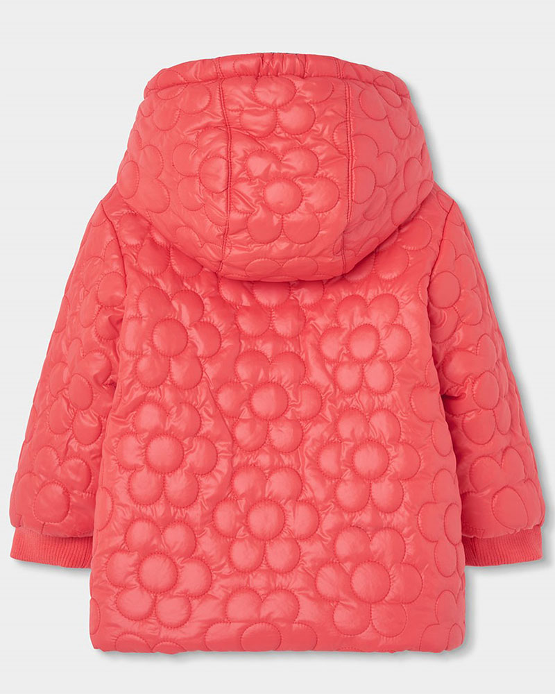 BOBOLI Reversible technical fabric parka for girl - 334167
