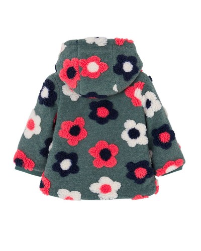 BOBOLI Jacquard coat floral for girl - 334145
