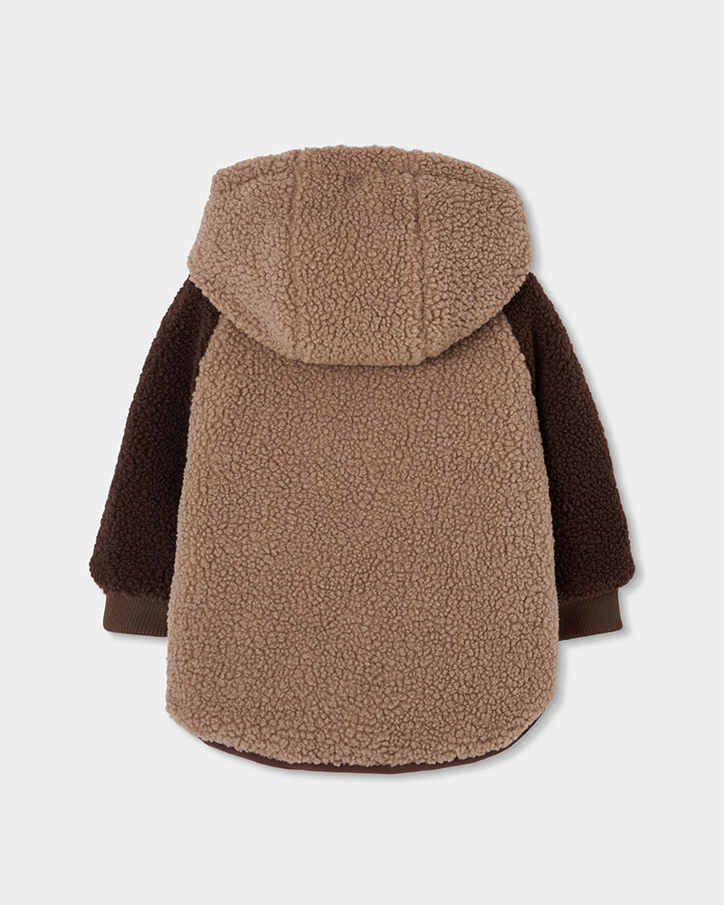 BOBOLI Reversible technical fabric parka for boy - 514189