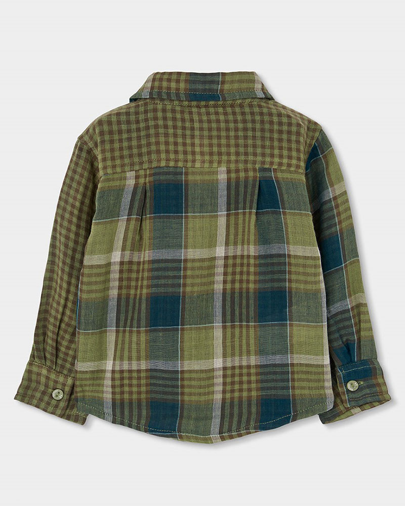 BOBOLI Shirt check for boy -BCI - 514178