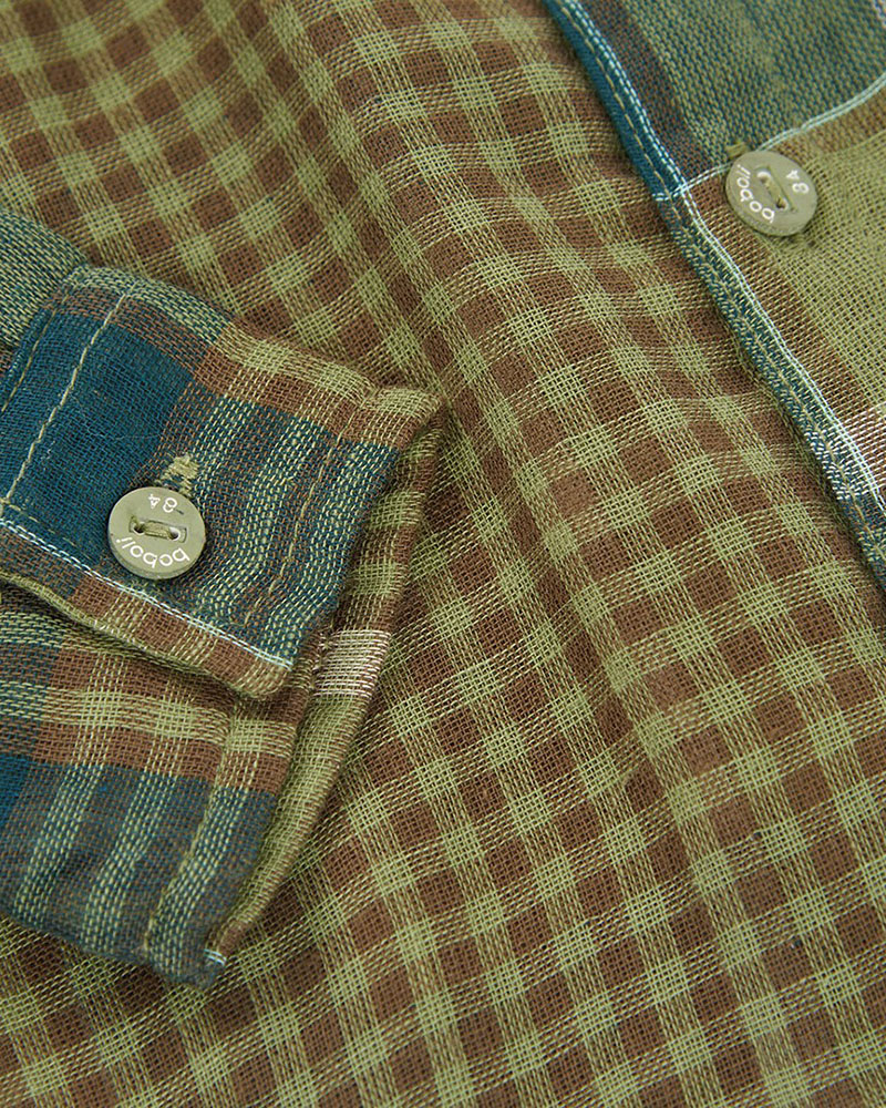 BOBOLI Shirt check for boy -BCI - 514178