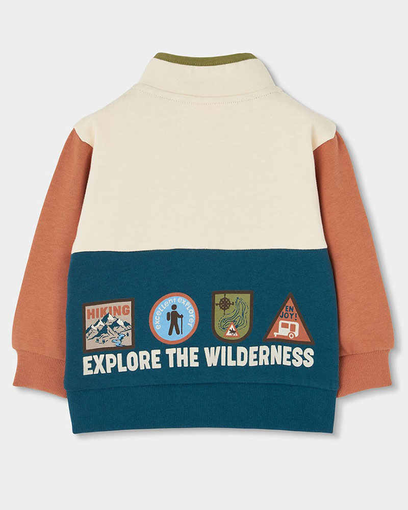 BOBOLI Fleece sweatshirt for boy -BCI - 514123