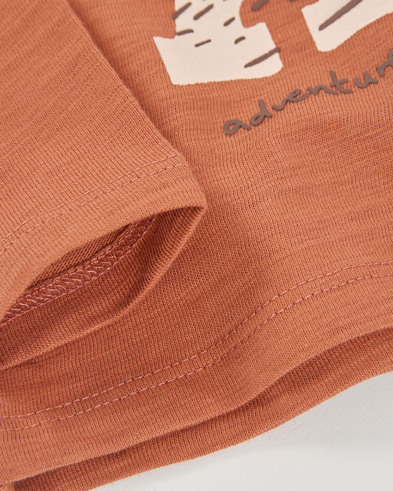 BOBOLI Knit t-Shirt flame for boy -BCI - 514077