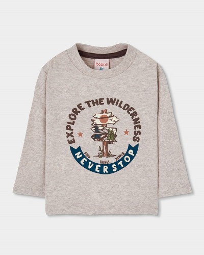 BOBOLI Knit t-Shirt for boy -BCI - 514099