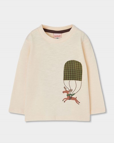 BOBOLI Knit t-Shirt flame for boy -BCI - 514101