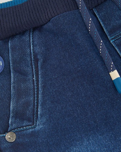 BOBOLI Denim trousers knit for boy -BCI - 524023