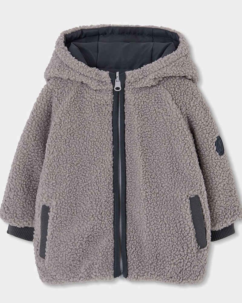 BOBOLI Reversible technical fabric parka for boy -BCI - 534158
