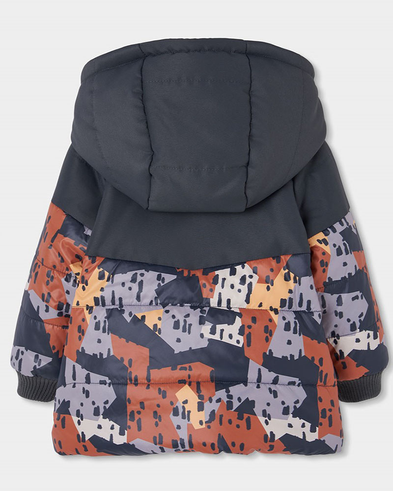 BOBOLI Reversible technical fabric parka for boy -BCI - 534158