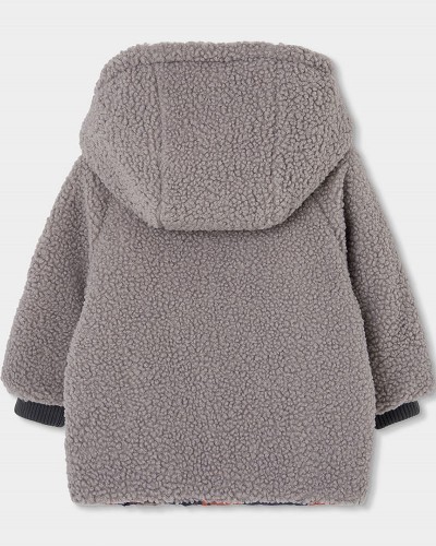 BOBOLI Reversible technical fabric parka for boy -BCI - 534158
