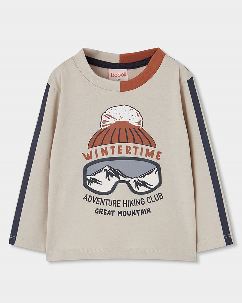 BOBOLI Knit t-Shirt for boy -BCI - 534103