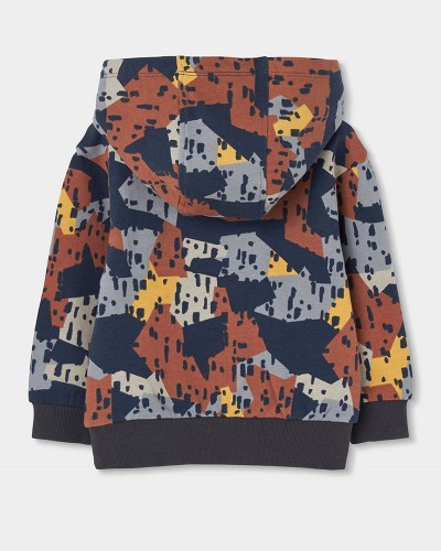 BOBOLI Fleece sweatshirt printed for boy -BCI - 534002
