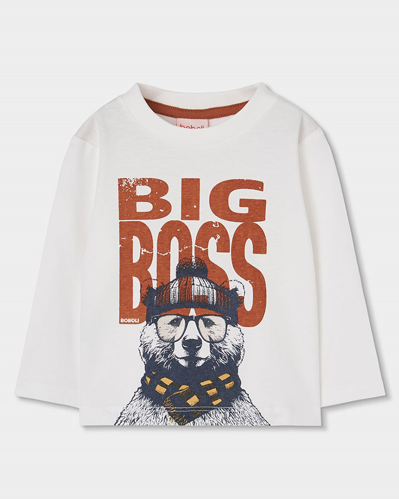 BOBOLI Knit t-Shirt for boy -BCI - 534068