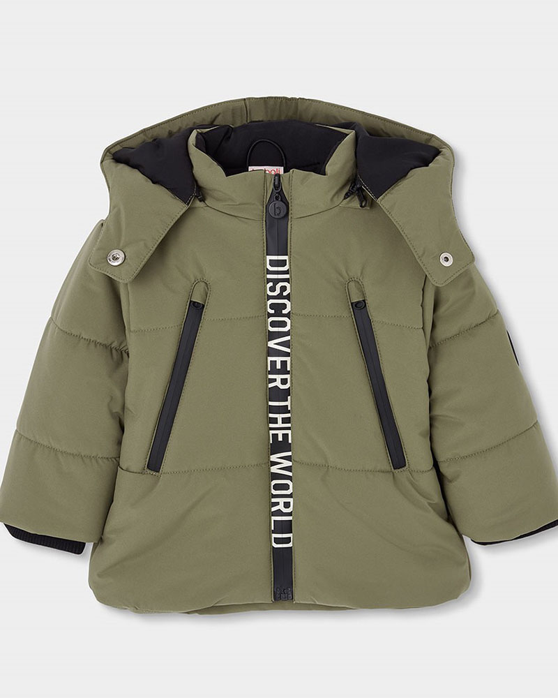 BOBOLI Technical fabric parka for boy - 544171